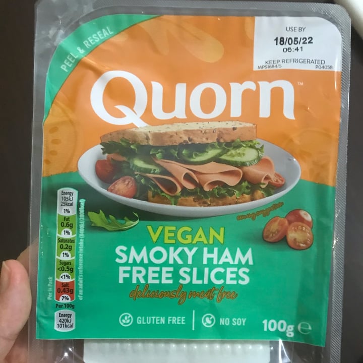 photo of Quorn Smoky Ham Free Slices shared by @suellen on  09 May 2022 - review