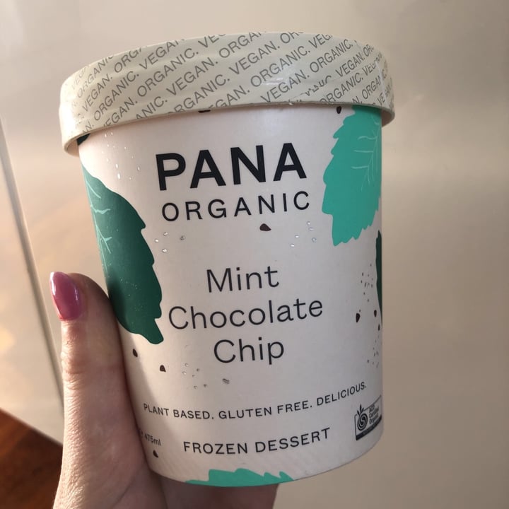 photo of Pana Organic Mint Chocolate Chip Ice Cream shared by @corrineahye on  10 Aug 2021 - review