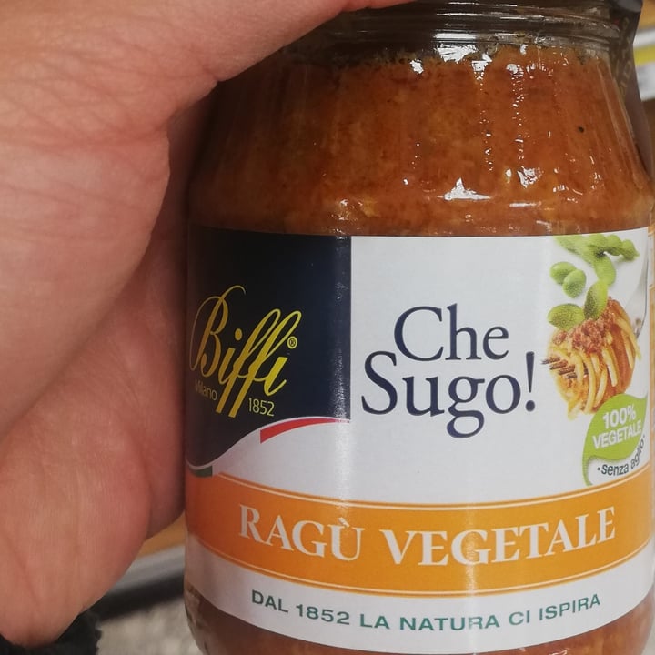 photo of Biffi Ragù Vegetale (in barattolo di plastica)  shared by @vxvegan on  27 Oct 2021 - review
