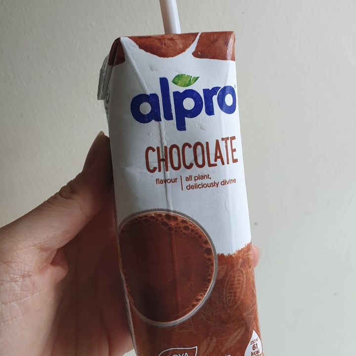 review photo of Alpro Chocolate Flavored Soya Milk 250ml shared by @alleyy on 10 Oct 2021 - review