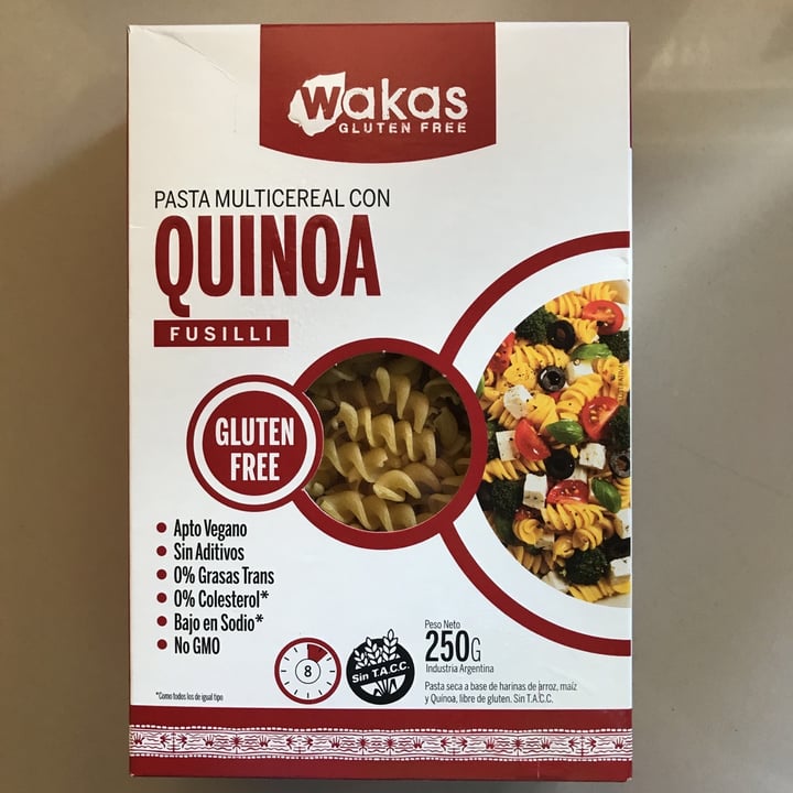 review photo of Wakas Pasta Multicereal con Quinoa shared by @lalivallejoss on 28 Dec 2020 - review
