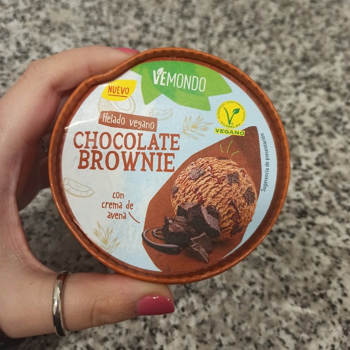 photo of Vemondo Helado chocolate brownie shared by @rebbbsacco on  22 Mar 2022 - review