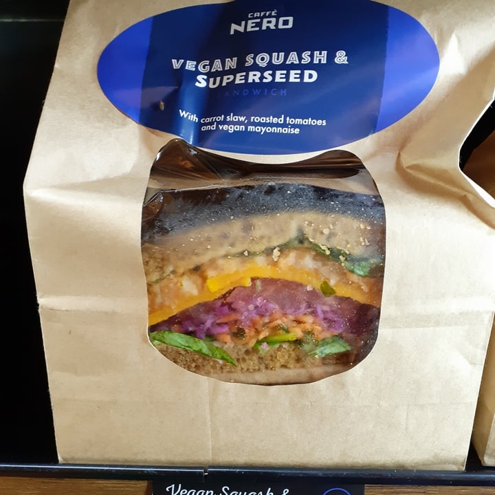 photo of Caffè Nero Vegan squash & superseed shared by @luda on  21 Dec 2021 - review