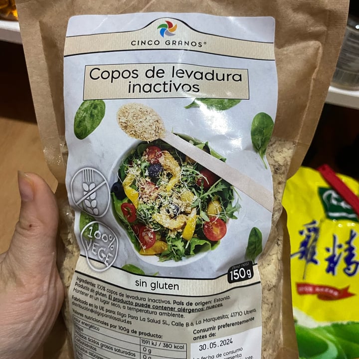 review photo of cinco granos Copos De Levadura Inactivos shared by @noilok on 22 Oct 2022 - review