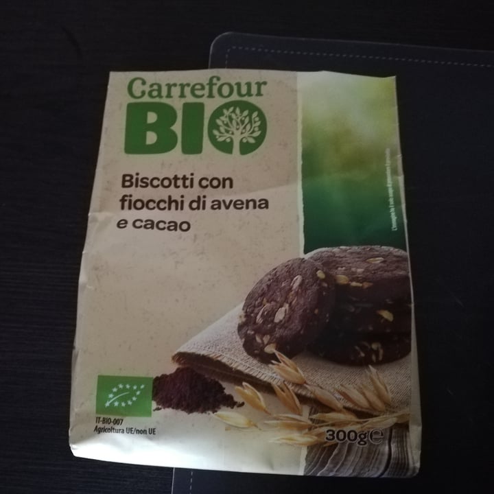 photo of Carrefour Bio Biscotti Con Fiocchi Di Avena E Cacao shared by @fraabi on  19 Jul 2022 - review