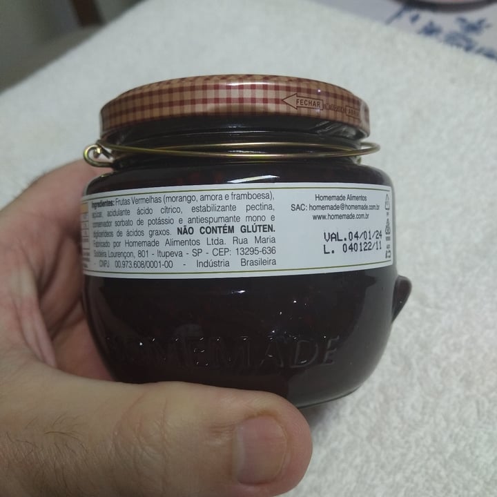 review photo of Homemade Geleia de frutas vermelhas shared by @mrgioielli on 10 May 2022 - review