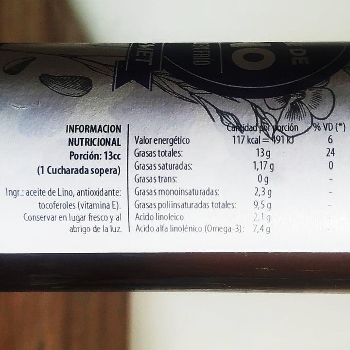 photo of Nutrasem Aceite De Lino shared by @belup on  11 Mar 2021 - review