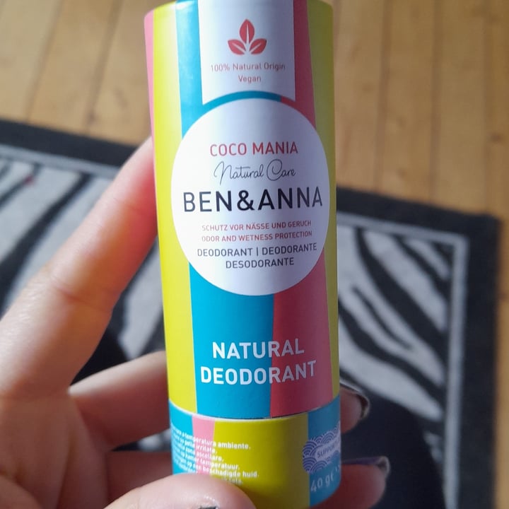 review photo of Ben & Anna Natural Deodorant Coco Mania shared by @tamyweltschmerz on 06 Apr 2022 - review