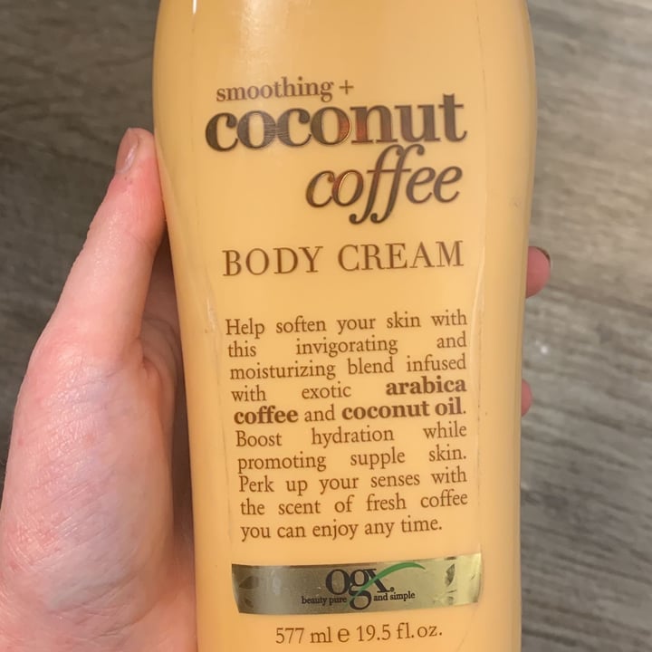 OGX Beauty Coconut coffee body cream Review | abillion