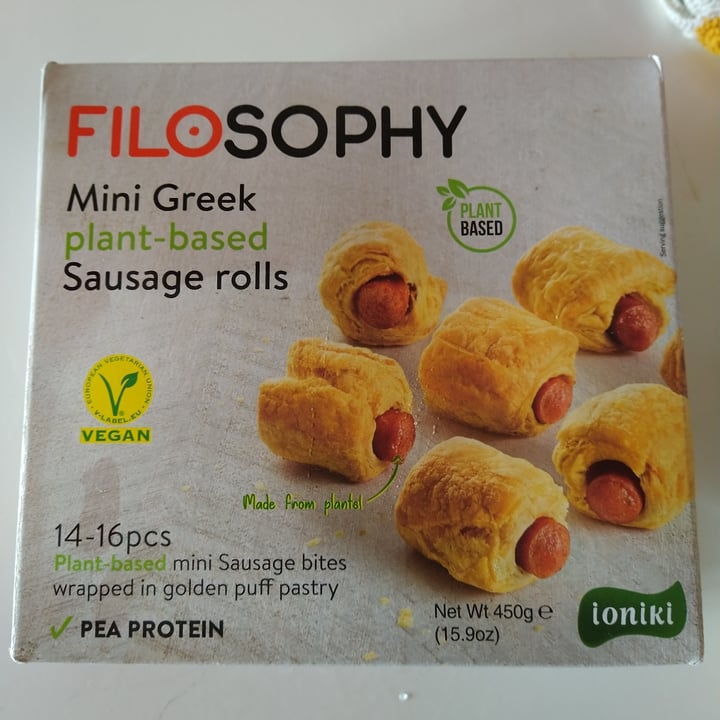 photo of Filosophy Mini Greek plant-based Sausage rolls shared by @sushizita on  16 Feb 2022 - review