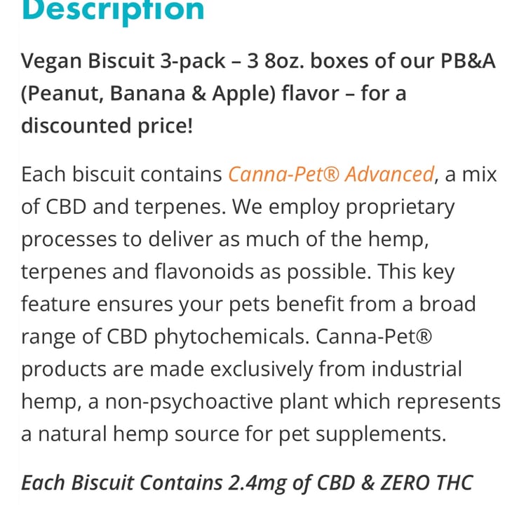 photo of Canna-Pet CBD Treats shared by @gilliganmungus on  22 May 2022 - review