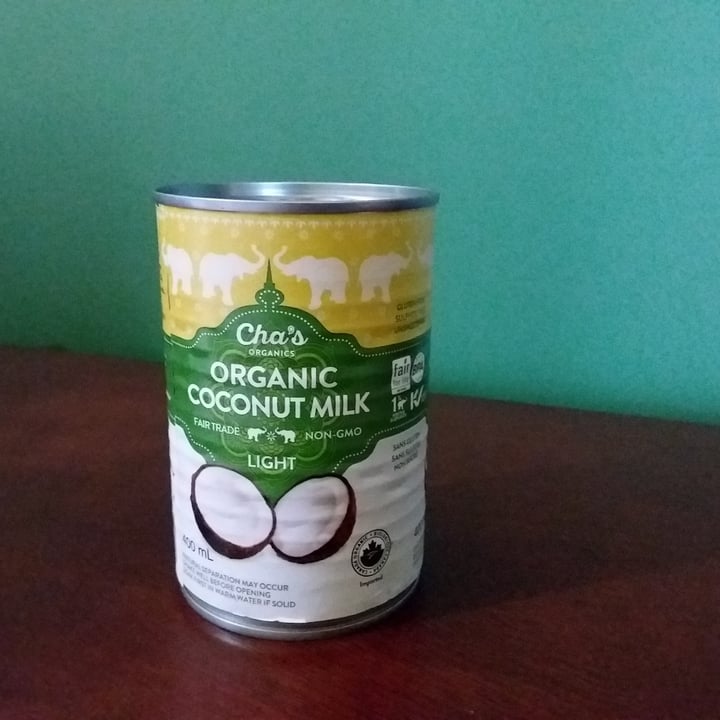 Cha's Organics Cha's organic coconut milk light Review abillion