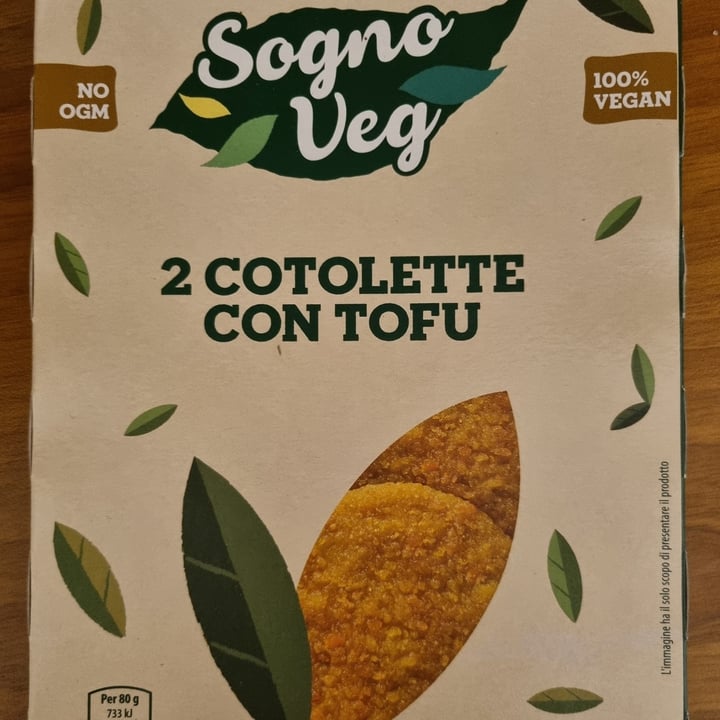 photo of Sogno veg 2 Cotolette Con Tofu shared by @claudialanfranco20 on  25 Sep 2022 - review