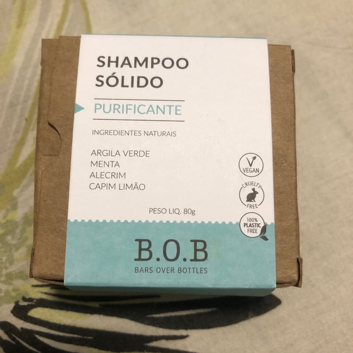 photo of B.O.B Shampoo Purificante Em Barra shared by @kareneduardas on  14 Jul 2021 - review