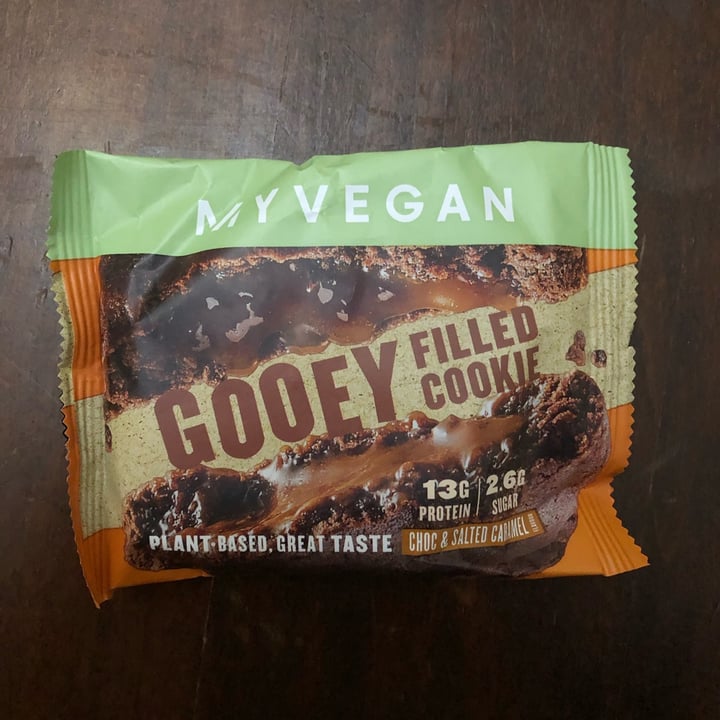 photo of MYVEGAN Gooey Filled Chocolate choc and salted caramel shared by @sedano on  28 Feb 2022 - review