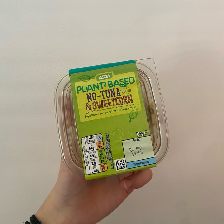photo of Asda Plant Based  no tuna and sweetcorn shared by @anaaragon on  21 May 2022 - review