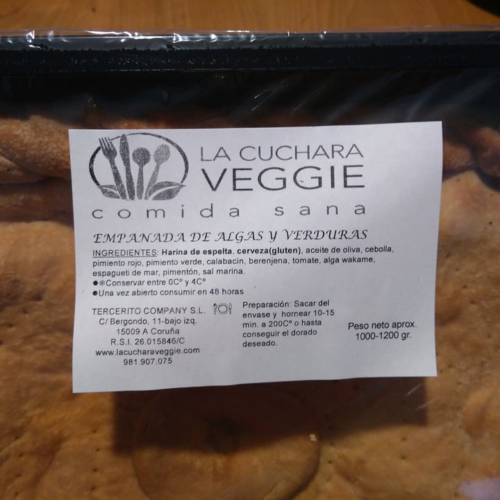 photo of La Cuchara Veggie Empanada de algas y verduras shared by @xenawarrior on  17 Jan 2022 - review
