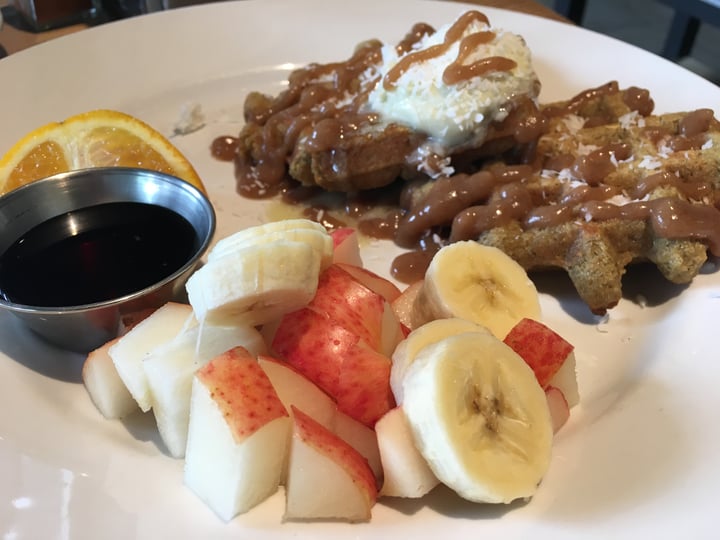 review photo of Eternal Abundance The Quinoa Waffles shared by @debbieeatsplants on 16 Apr 2018 - review
