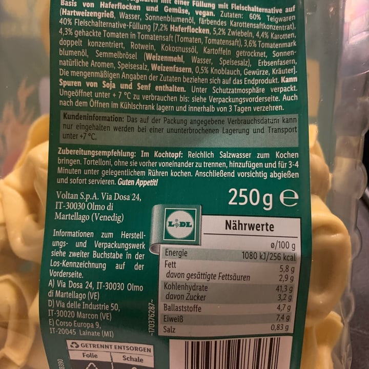 review photo of Vemondo vegane Tortelloni Fleischalternative shared by @karinanoemi on 13 May 2022 - review