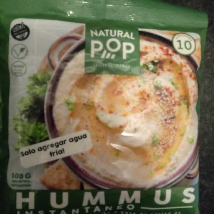 photo of Natural Pop Hummus Instantáneo shared by @musa-en-huelga on  25 Jun 2021 - review