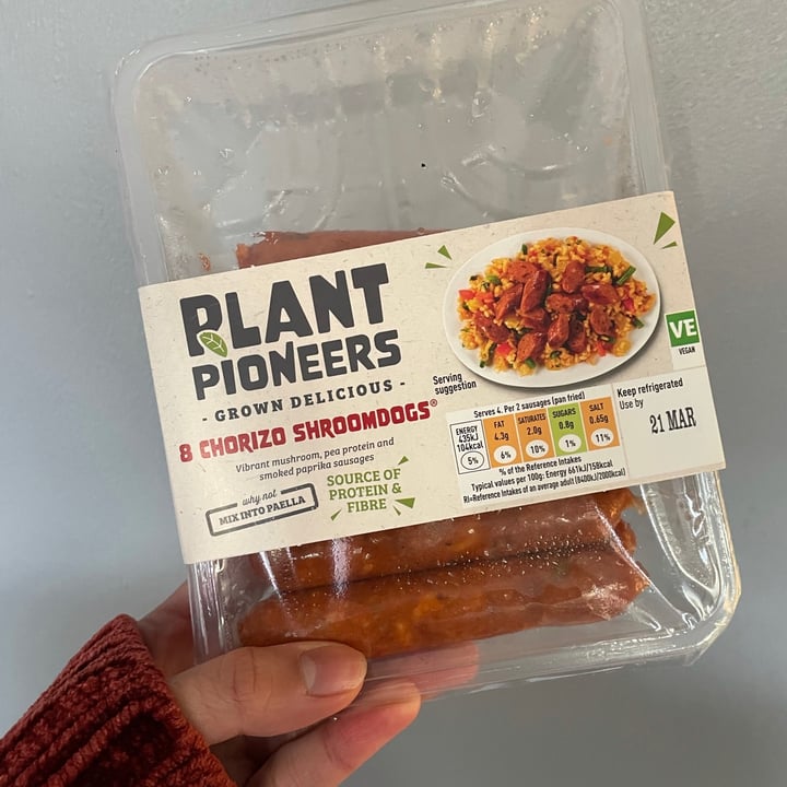 photo of Plant Pioneers Chorizo Style Shroomdogs shared by @siennajas on  20 Mar 2021 - review