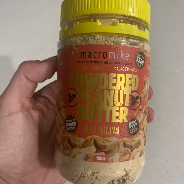 photo of Macro mike Powdered Peanut Butter shared by @justineswhitsundays on  07 Dec 2021 - review