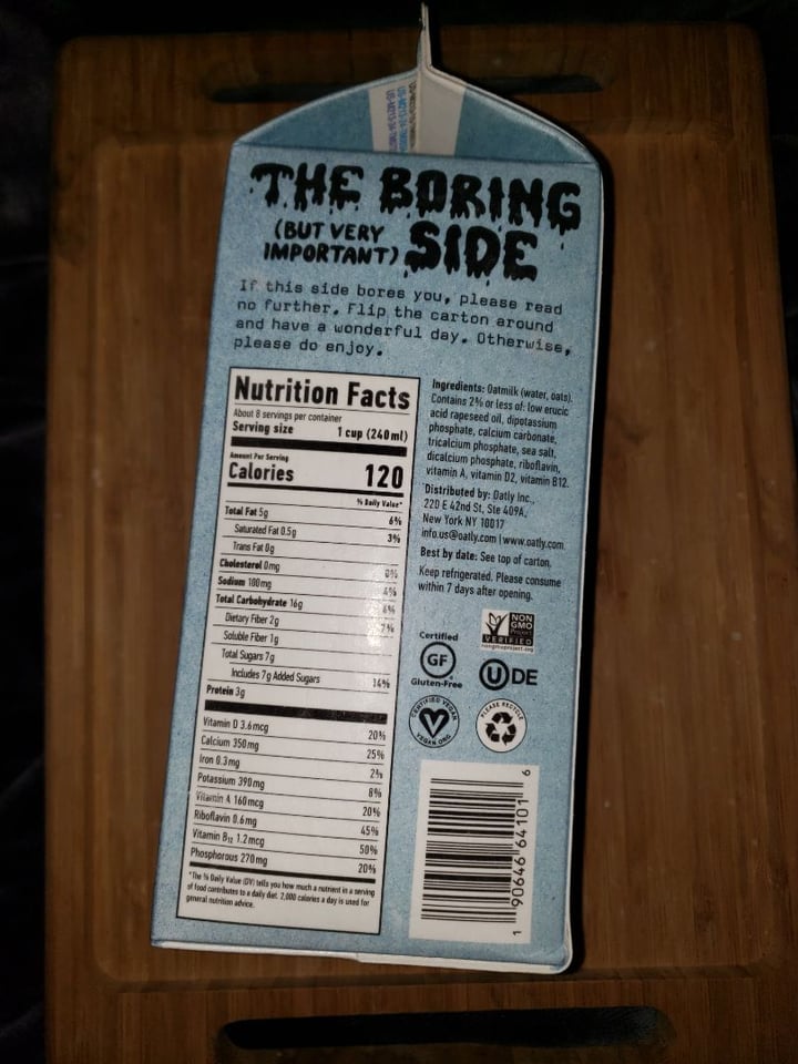 review photo of Oatly Oat Drink shared by @michelleadina on 21 Apr 2020 - review