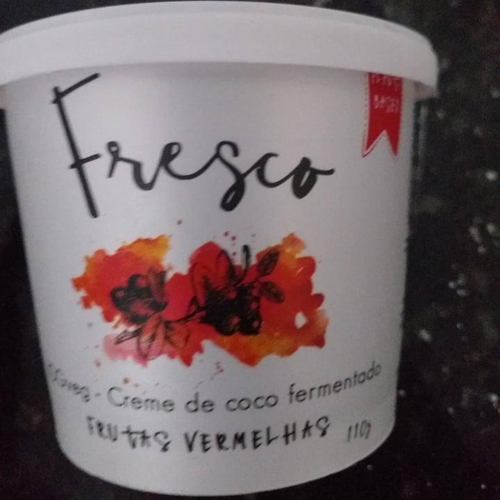 photo of Fresco Creme de coco Fermentado Frutas vermelhas shared by @katiacarvalho on  21 Jul 2022 - review