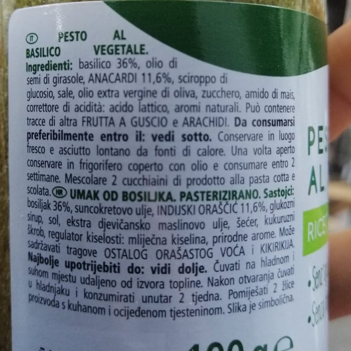 review photo of Fior di Natura pesto al basilico shared by @floriana97 on 12 Jun 2022 - review
