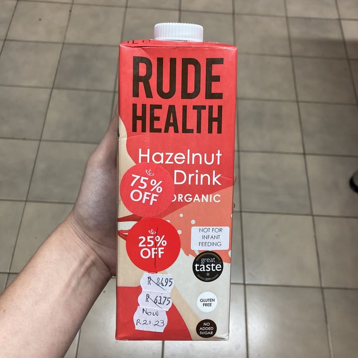 photo of Rude health Hazelnut Milk shared by @twoleavess on  23 Jun 2021 - review
