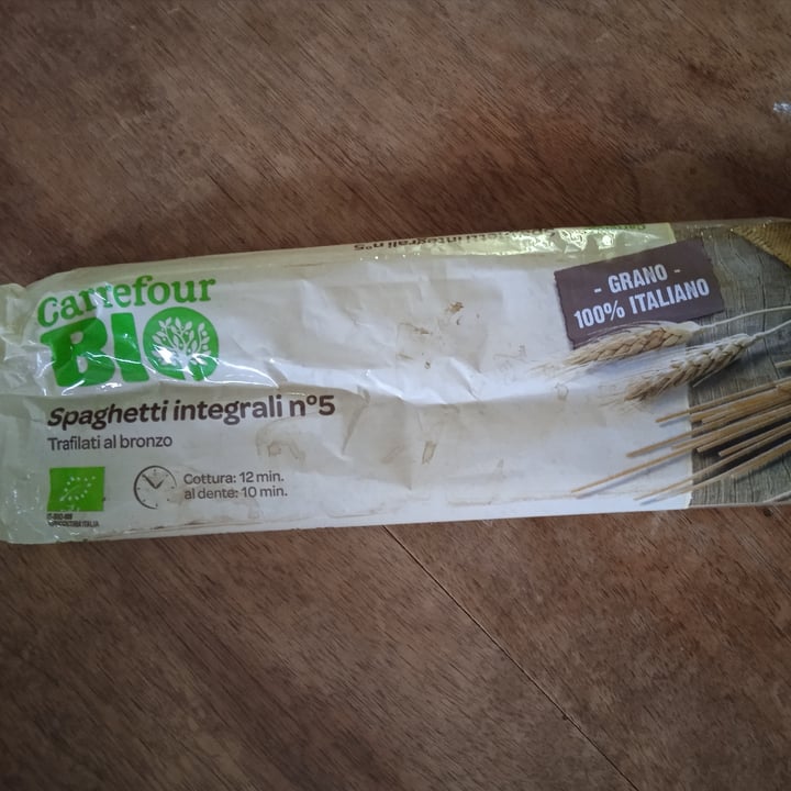 photo of Carrefour Bio spaghetti integrali bio shared by @very75 on  23 Oct 2022 - review