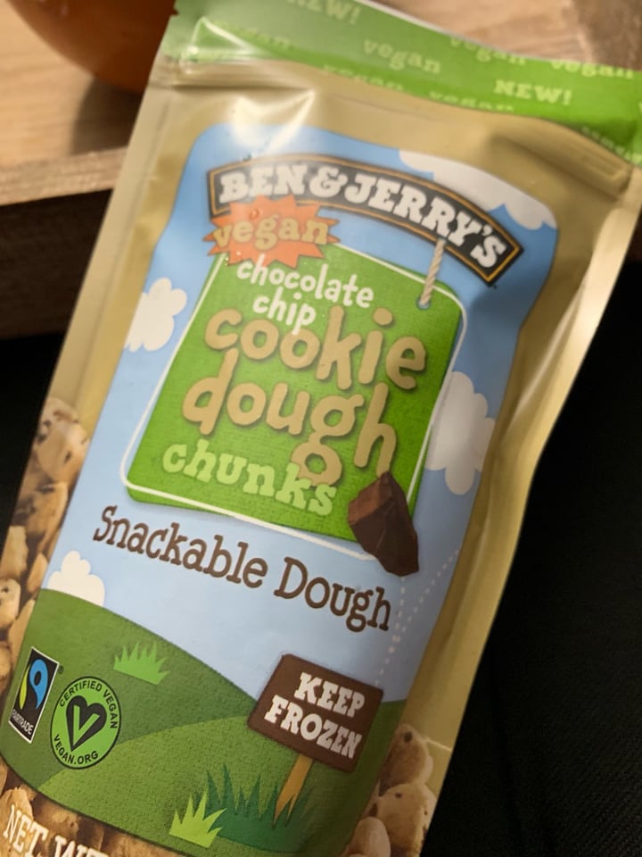 photo of Ben & Jerry's Chocolate Chip Cookie Dough Chunks Snackable Dough shared by @saj88 on  26 Nov 2019 - review