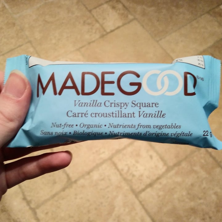 photo of Made Good Vanilla Crispy Squares shared by @practicallyvegan on  03 Oct 2020 - review