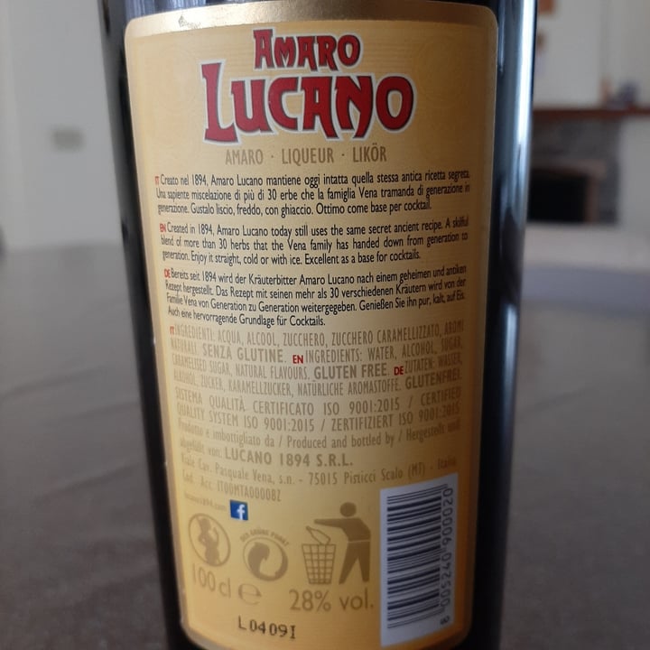 photo of Lucano Amaro lucano shared by @marcovolpe on  03 May 2021 - review