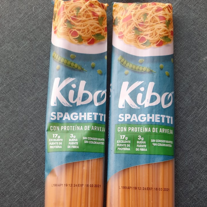 photo of Kibo Spaghetti con Proteína de Alverja shared by @andreacu on  04 Aug 2020 - review