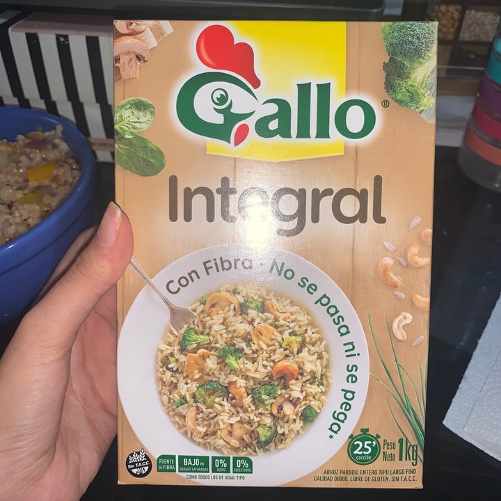 photo of Gallo Arroz Integral shared by @ariagosti on  30 May 2021 - review