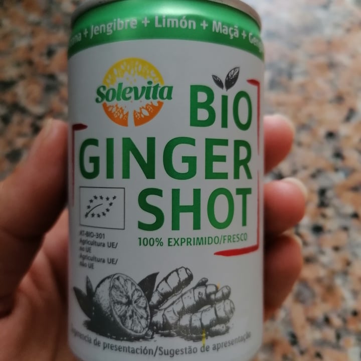 photo of Solevita Bio ginger shot shared by @cometdibiasky on  04 Apr 2022 - review