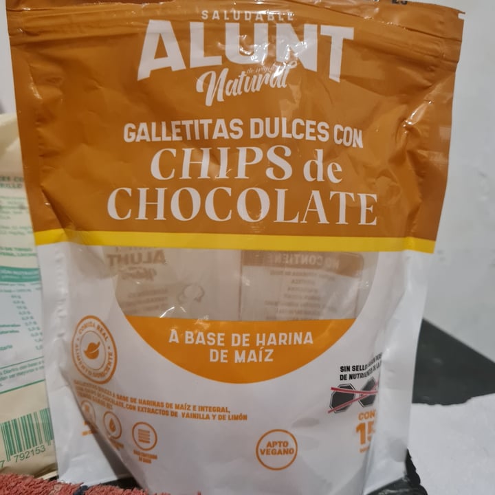 photo of Alunt Natural Alunt natural Galletitas maní & Chips De Chocolate shared by @julisturla on  25 Sep 2022 - review