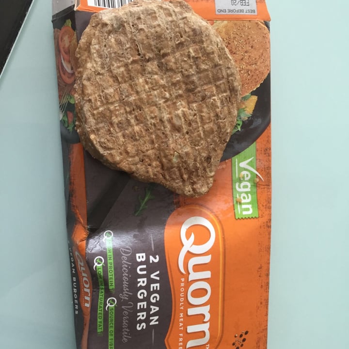 photo of Quorn Vegan Burgers shared by @georgejacobs on  15 Dec 2019 - review
