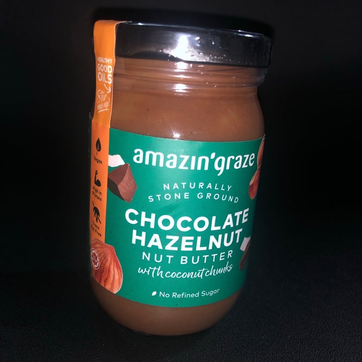 photo of Amazin' graze Chocolate Hazelnut nut Butter With Coconut Chunks shared by @doaa on  26 Apr 2020 - review