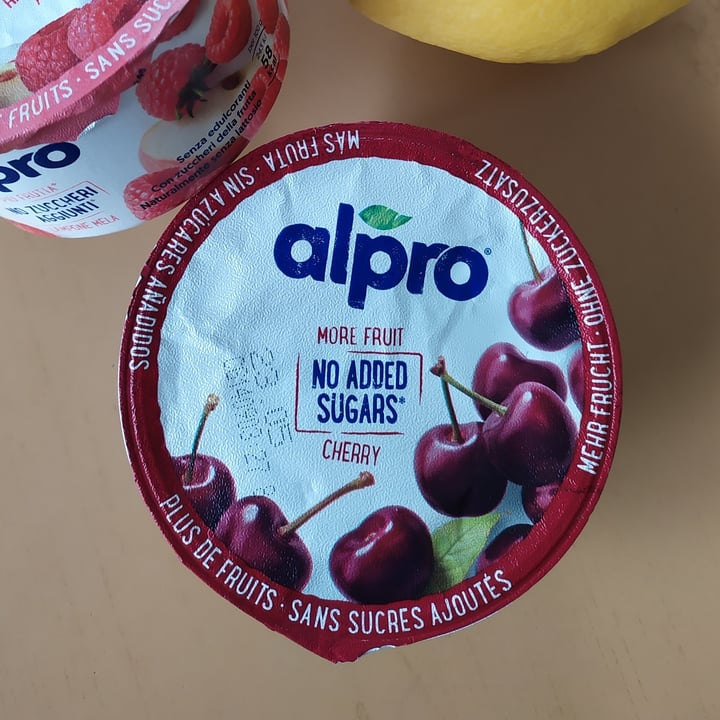 review photo of Alpro No Added Sugars CHERRY Yoghurt shared by @melory on 03 May 2021 - review