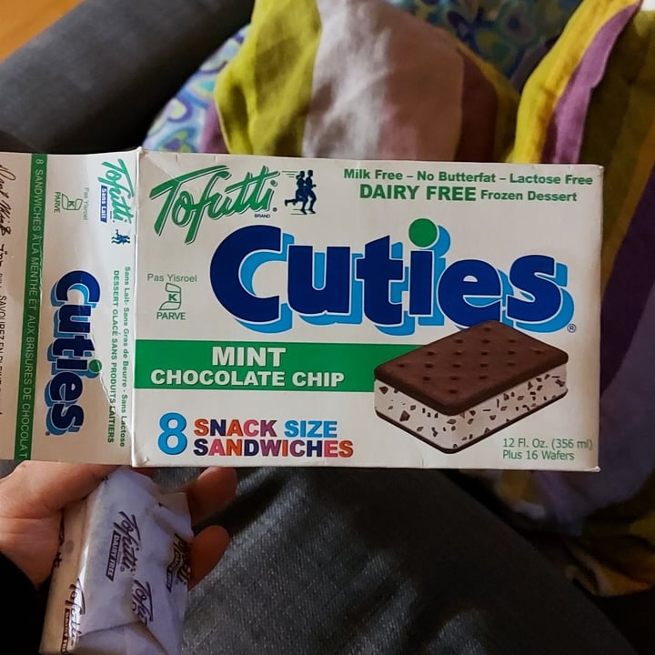 photo of Tofutti Mint Chocolate Chip Cuties shared by @svraphael88 on  20 Apr 2021 - review