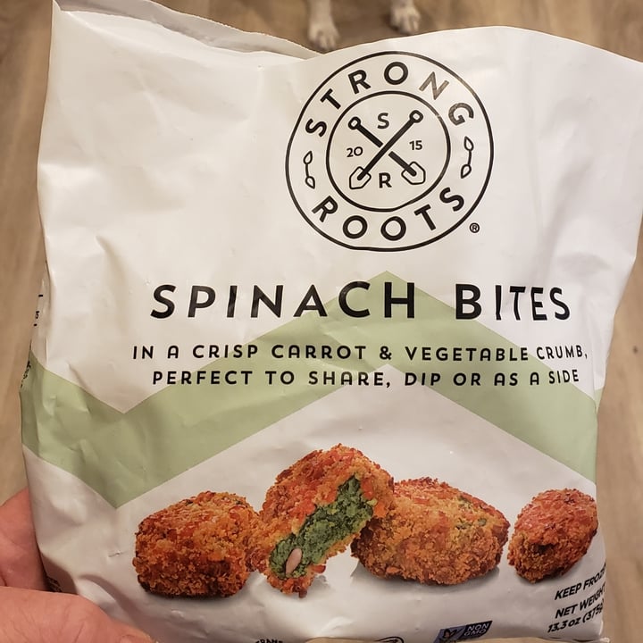 photo of Strong Roots Spinach Bites shared by @ambularfortheanimals on  19 May 2020 - review