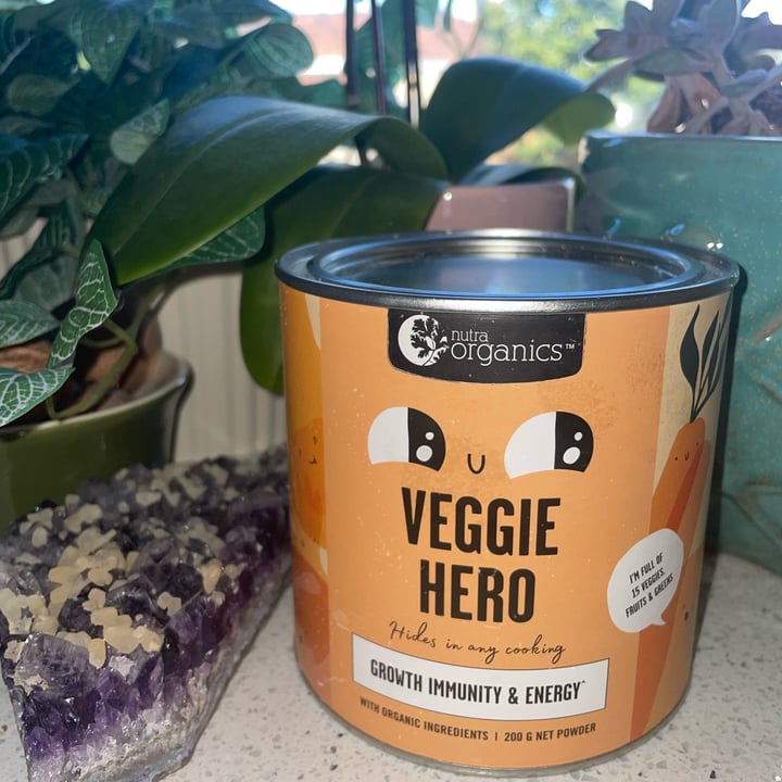 photo of Nutra Organics Veggie Hero shared by @earthmamavegan on  09 Nov 2022 - review