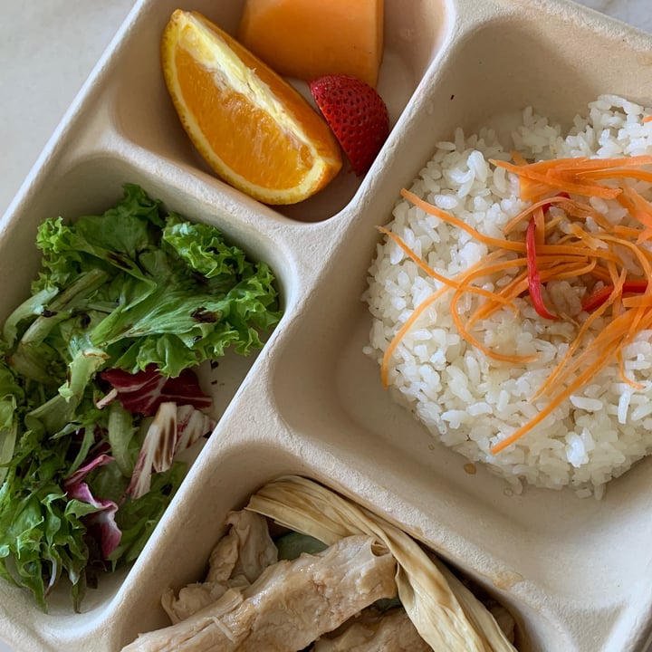 review photo of Green Common Singapore Heura chicken rice shared by @grumpie on 26 May 2021 - review