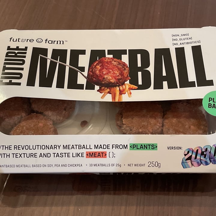 photo of Fazenda Futuro - Future Farm Future Meatball shared by @vegmom75 on  25 Feb 2022 - review