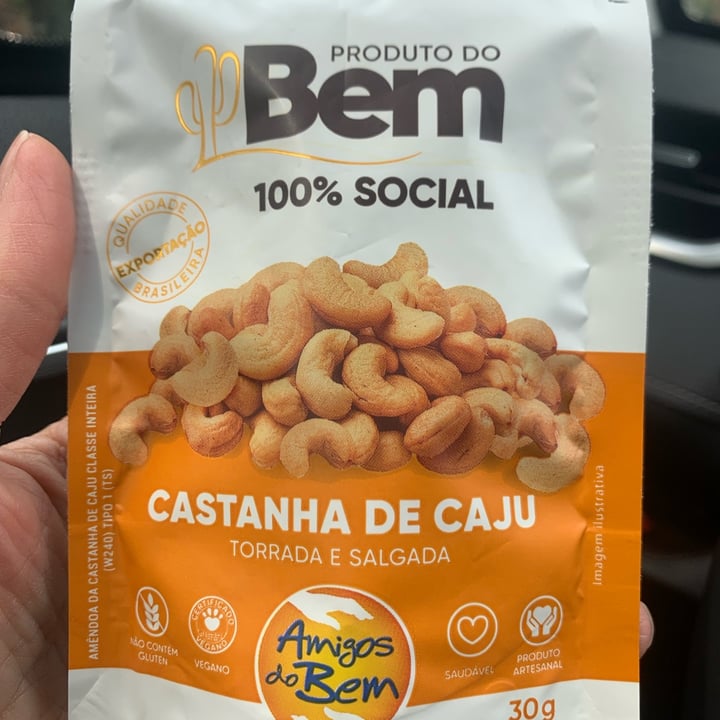 photo of Amigos do bem castanha de caju shared by @nutriamandacamargo on  18 Aug 2022 - review