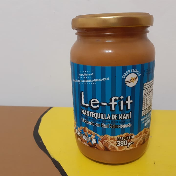 review photo of Le-Fit Mantequilla De Mani Natural shared by @veganapiola on 15 Jan 2021 - review