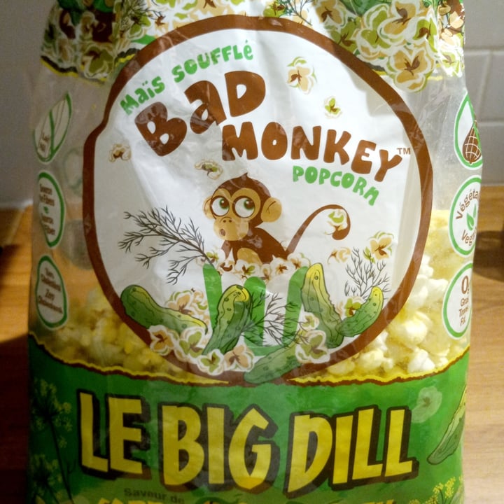photo of Bad Monkey Popcorn Dill pickle seasoning shared by @vegemilie on  21 Jan 2022 - review