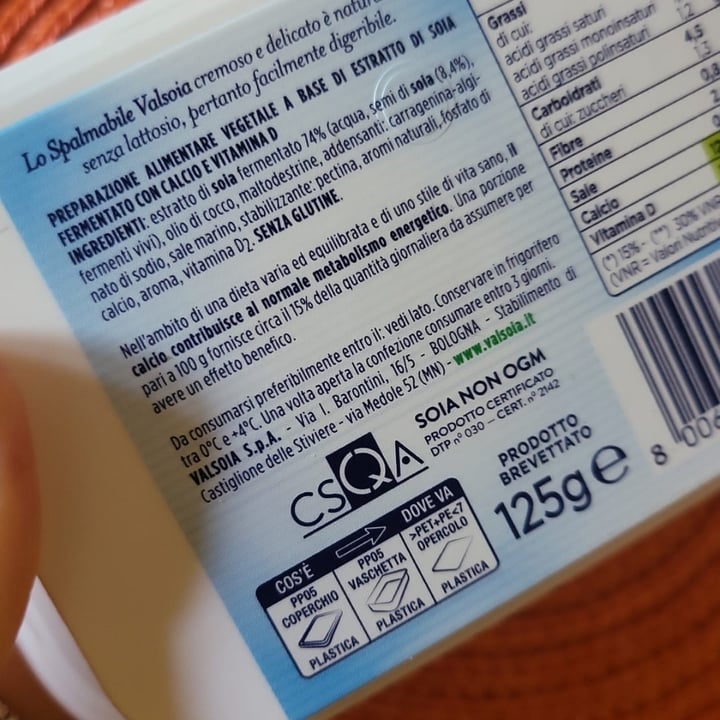 review photo of Valsoia Lo spalmabile classico shared by @veglife95 on 18 Nov 2022 - review